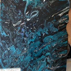 Abstract oil paintings